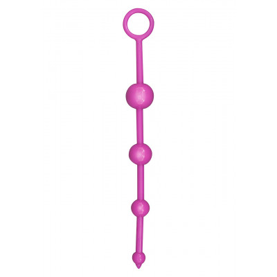 CATENA ANALE A 4 SFERE STIMOLANTI \"FUNKY BUTT BEADS\" FUCSIA