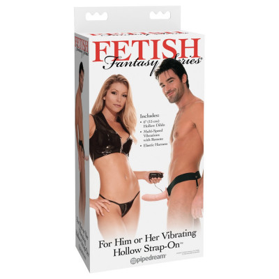 VIBRATORE REALISTICO STRAP-ON FETISH FANTASY CARNE