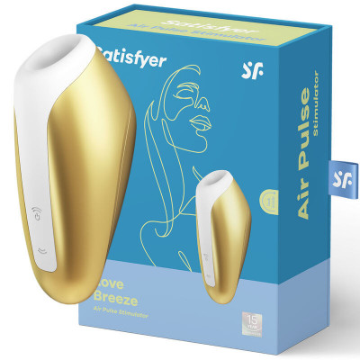 STIMOLATORE CLITORIDE - SATISFYER LOVE BREEZE - YELLOW GOLD